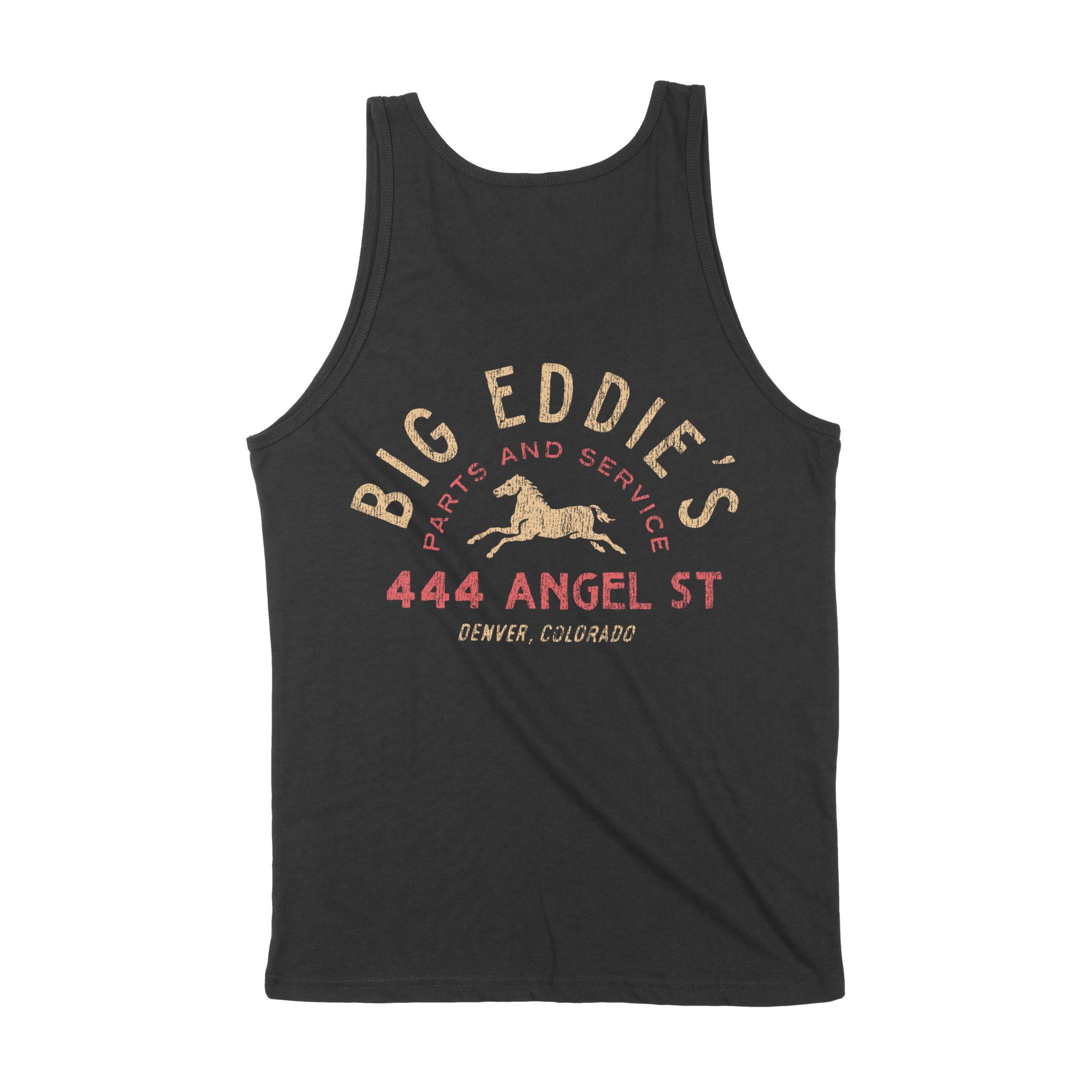 Denver Tank Top in Black - back view