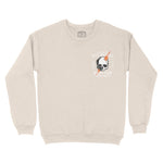 Asbury Park Hell Raiser Crewneck in Natural - front view