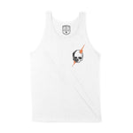 Asbury Park Hell Raiser Tank Top in White - front view