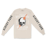 Asbury Park Hell Raiser Longsleeve in Natural - front with sleeves view