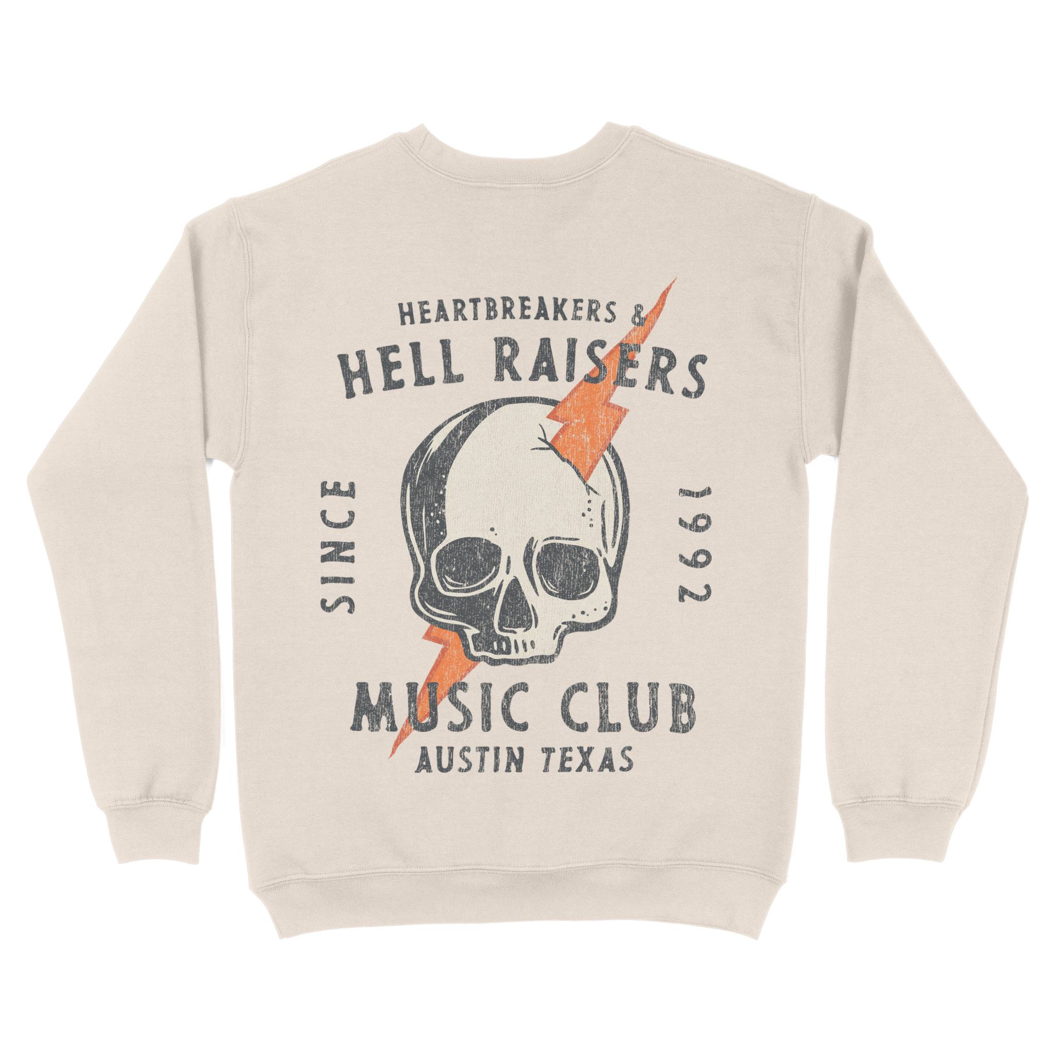 Austin Crewneck in Natural - back view