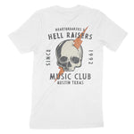 Austin Hell Raiser T-Shirt White back