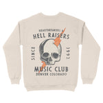Denver Crewneck in Natural - back view