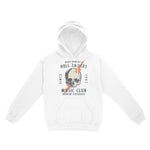 Denver Hoodie in White - front view