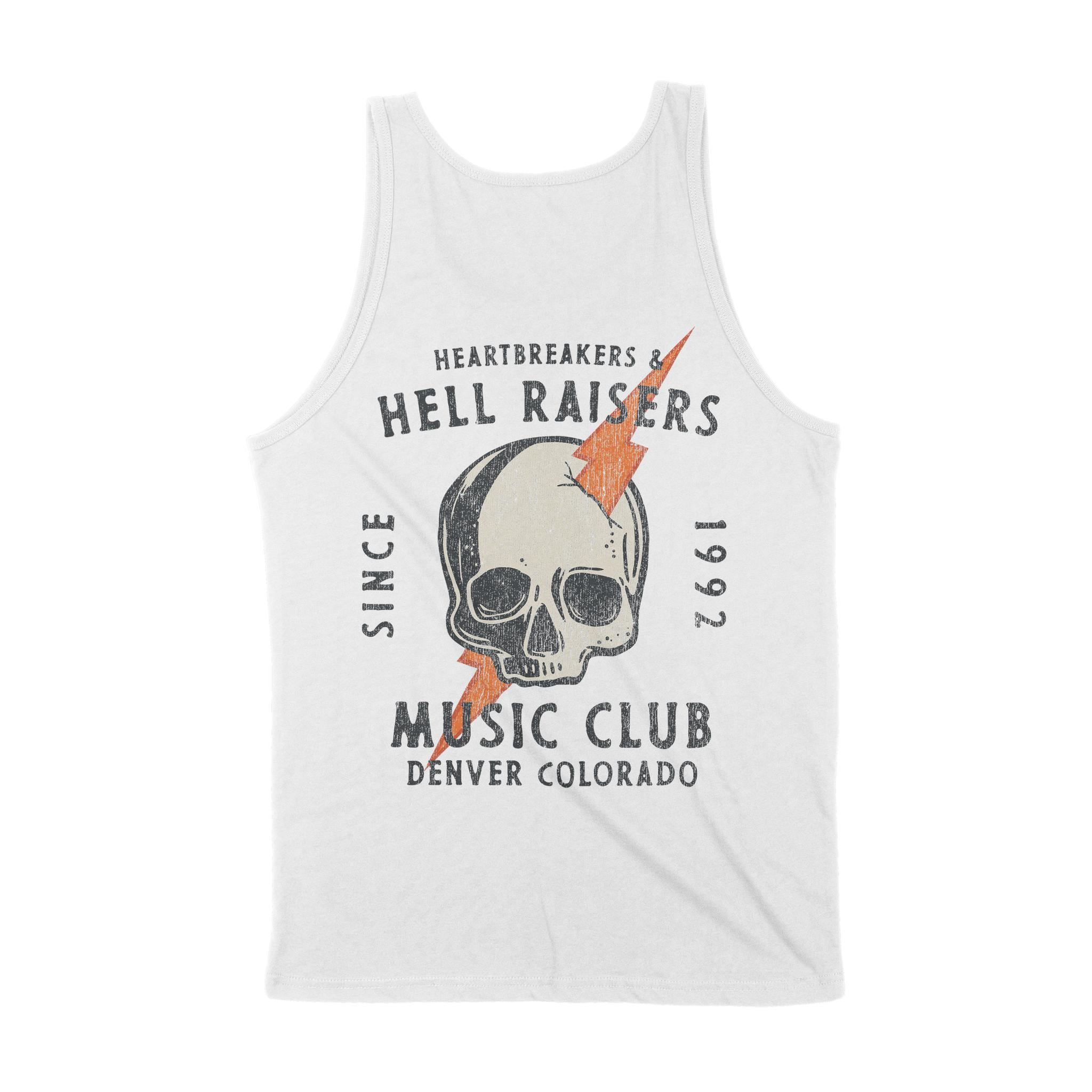 Denver Hell Raiser Tank Top White back