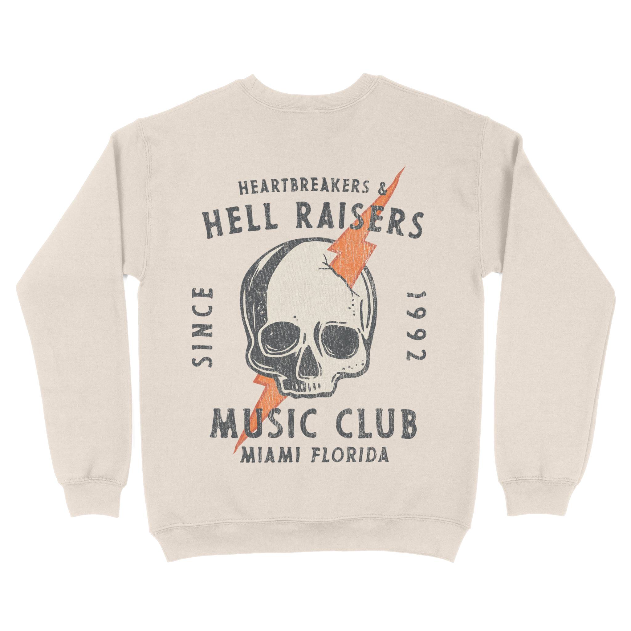 Miami Crewneck in Natural - back view