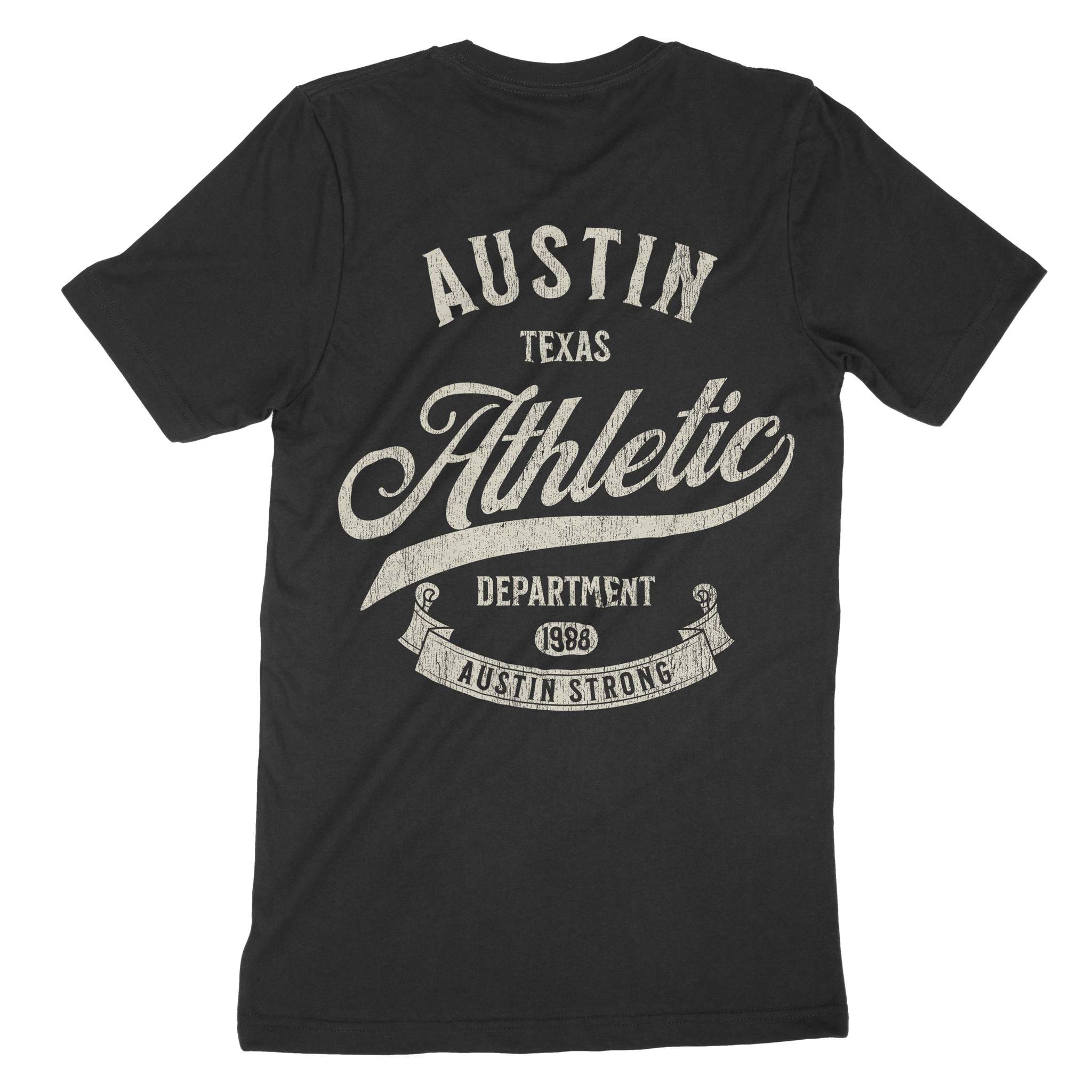 Austin Athletic T-Shirt Black back