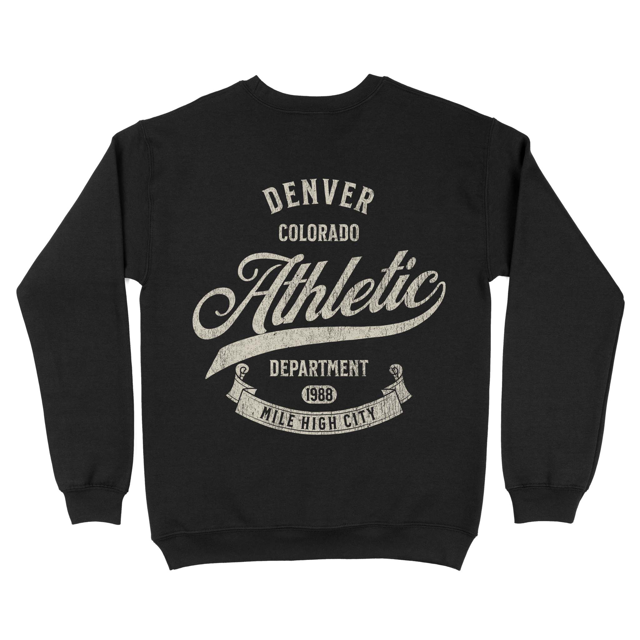 Denver Athletic Crewneck Black back