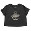Denver Cropped Tee in Black - front view