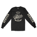 Denver Longsleeve in Black - front-sleeves view