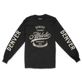 Denver Longsleeve in Black - front-sleeves view
