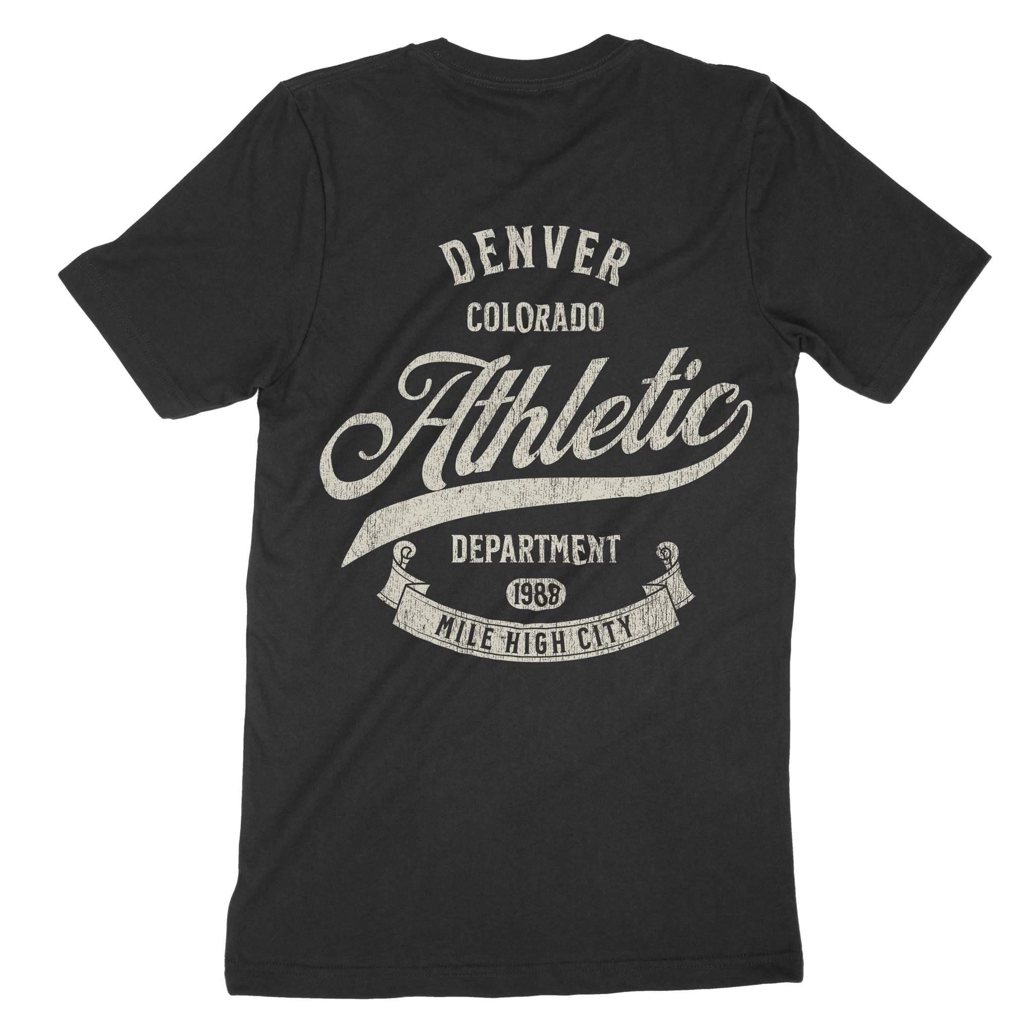 Denver Athletic T-Shirt Black back