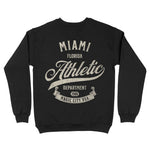 Miami Athletic Crewneck Black back