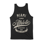 Miami Athletic Tank Top Black back
