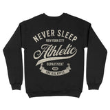 New York Athletic Crewneck Black back