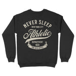 New York Crewneck in Black - back view