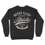 New York Crewneck in Black - back view