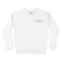 Austin Crewneck in White - front view