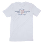 Austin Trading Post T-Shirt Light Blue back