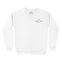 Denver Crewneck in White - front view