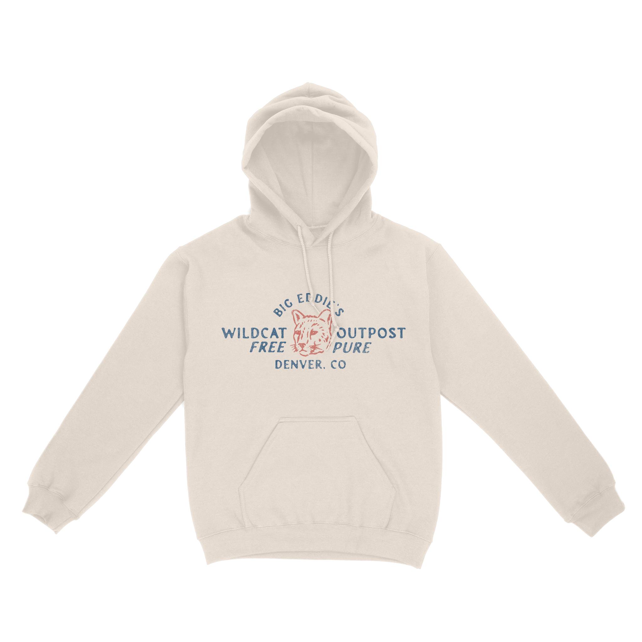 Denver Hoodie in Natural - front view