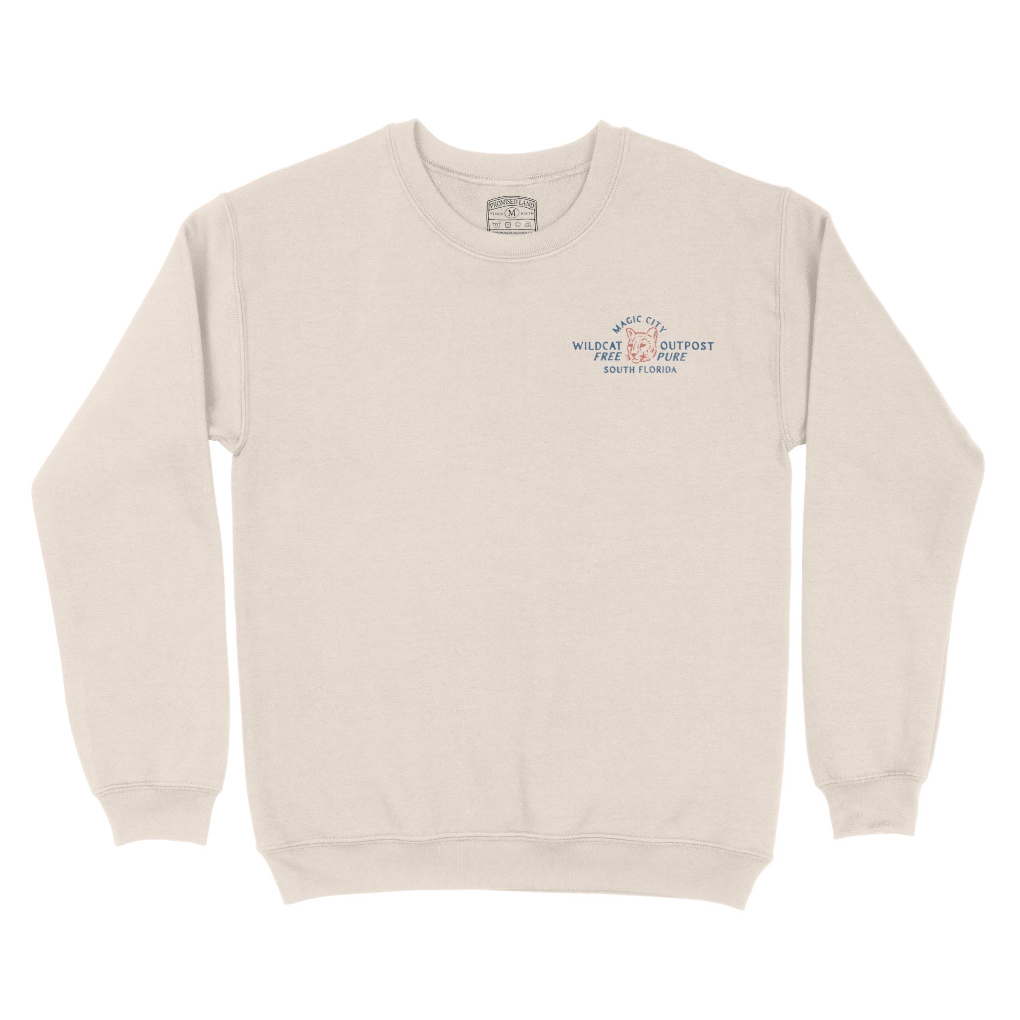 Miami Trading Post Crewneck in Natural - front view