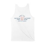 Miami Tank Top in White - back view