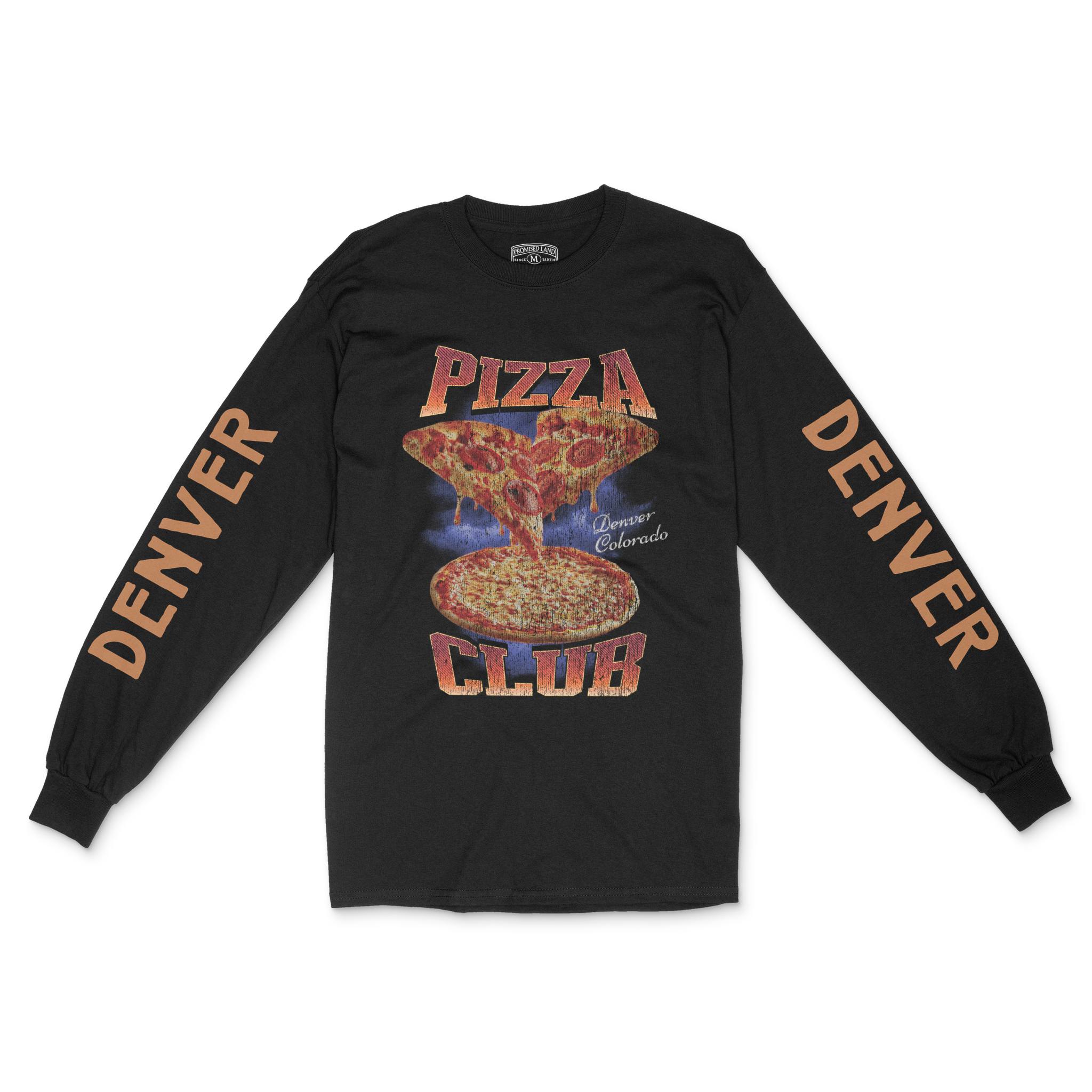 Denver Longsleeve in Black - front-sleeves view