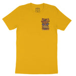 New York Pizza Club T-Shirt Gold front