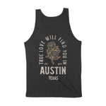 Austin Tank Top in Black - back view