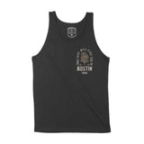 Austin Tank Top in Black - front view