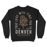 Denver True Love Crewneck Black back