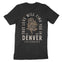 Denver T-Shirt in Black - back view