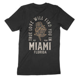 Miami T-Shirt in Black - back view