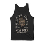 New York True Love Tank Top Black back