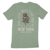 New York True Love T-Shirt Sage back