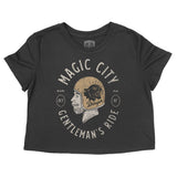 Miami Rider Cropped Tee Black front