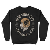New York Rider Crewneck Black back