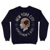 New York Rider Crewneck Navy back