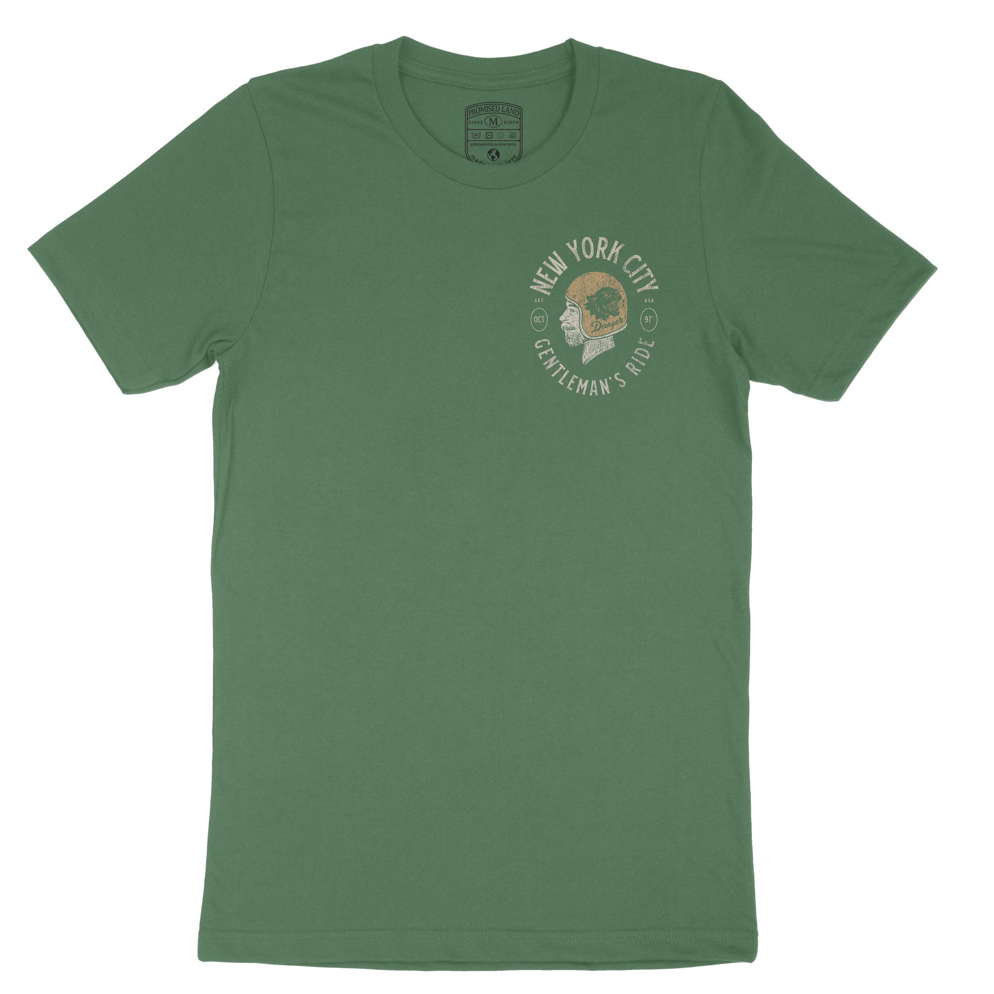 New York Rider T-Shirt Hunter_Green front