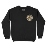 Austin Smiley Face Crewneck Black front