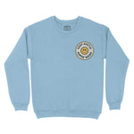 Austin Smiley Face Crewneck Light Blue front