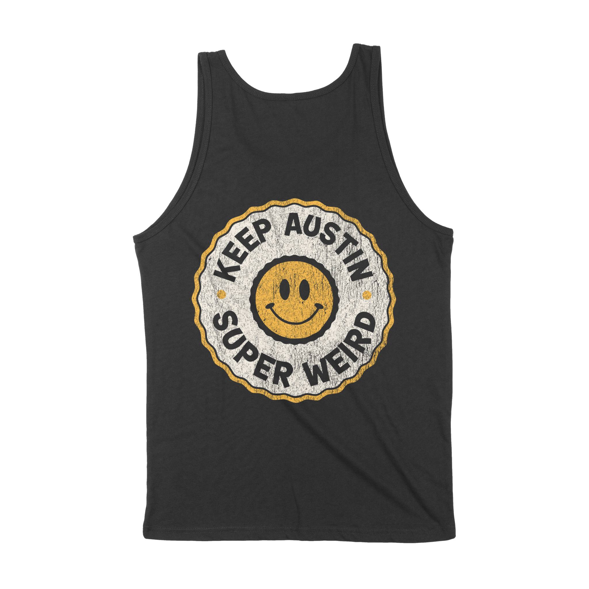 Austin Tank Top in Black - back view