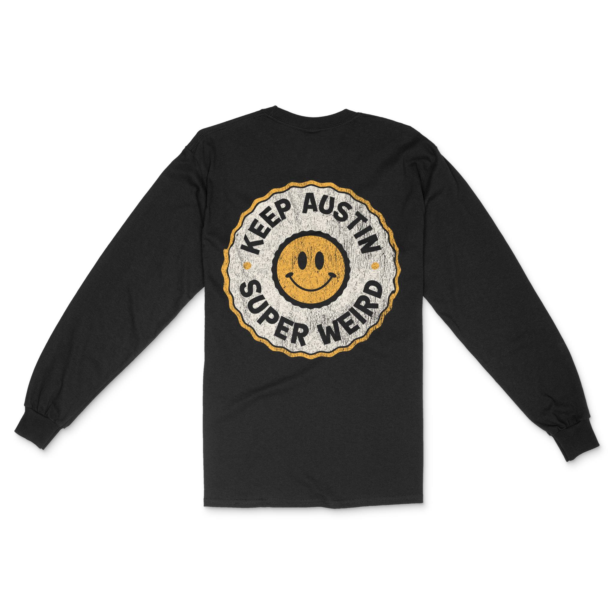 Austin Longsleeve in Black - back view