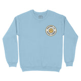Denver Crewneck in Light Blue - front view