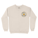 Denver Smiley Face 3 Crewneck in Natural - front view