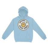 Denver Hoodie in Light Blue - front view