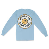 Denver Longsleeve in Light Blue - back view