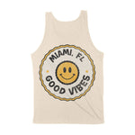 Miami Smiley Face Tank Top Natural back
