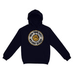 New York Smiley Face Hoodie Navy front